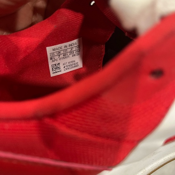 [US8.5] Adidas Women Originals MULTIX Everyday Sneakers Scarlet Cloud White - Picture 5 of 8